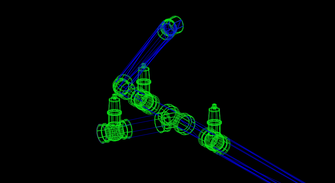 3D CAD model showing water valves