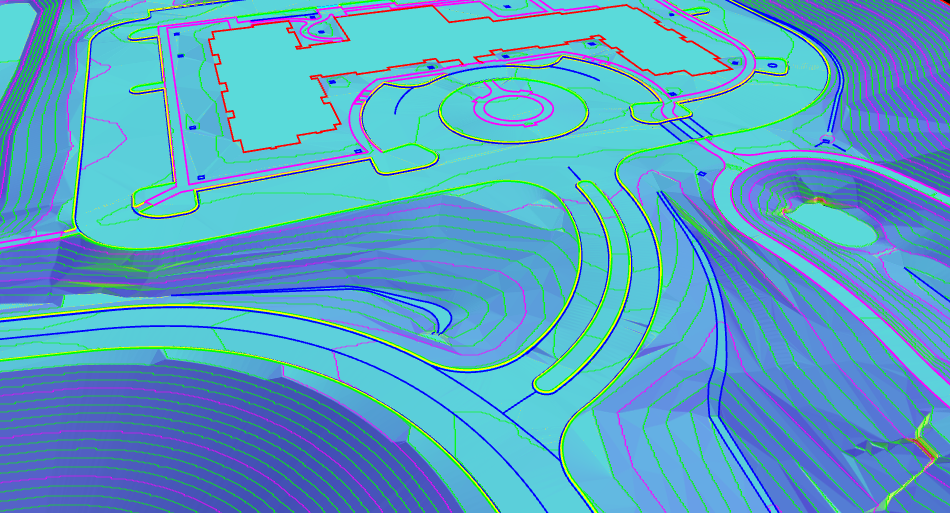 CAD site layout