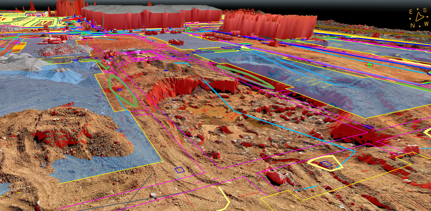 CAD surface model view