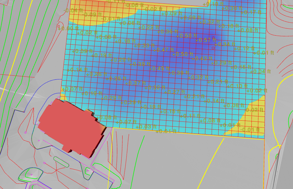 CAD terrain and roadway model